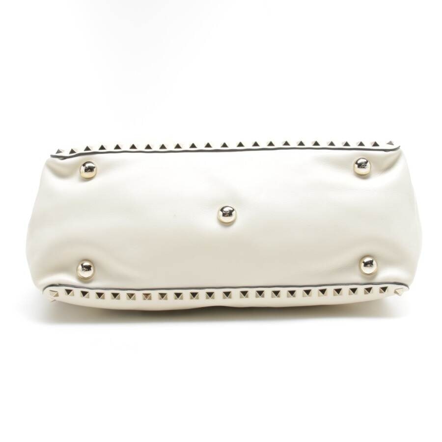 Image 3 of Rockstud Handbag Beige in color White | Vite EnVogue