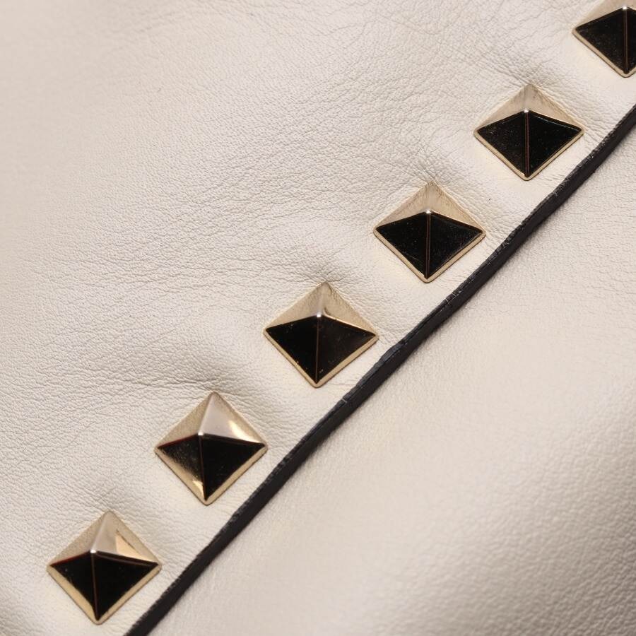 Image 7 of Rockstud Handbag Beige in color White | Vite EnVogue