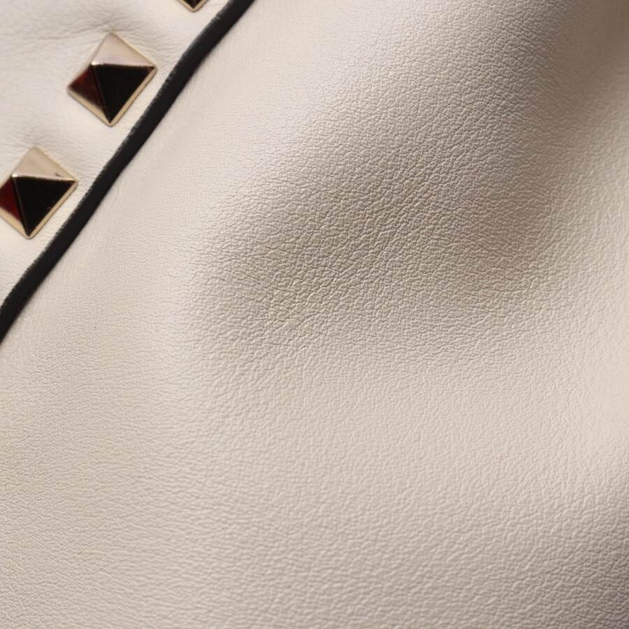 Image 9 of Rockstud Handbag Beige in color White | Vite EnVogue