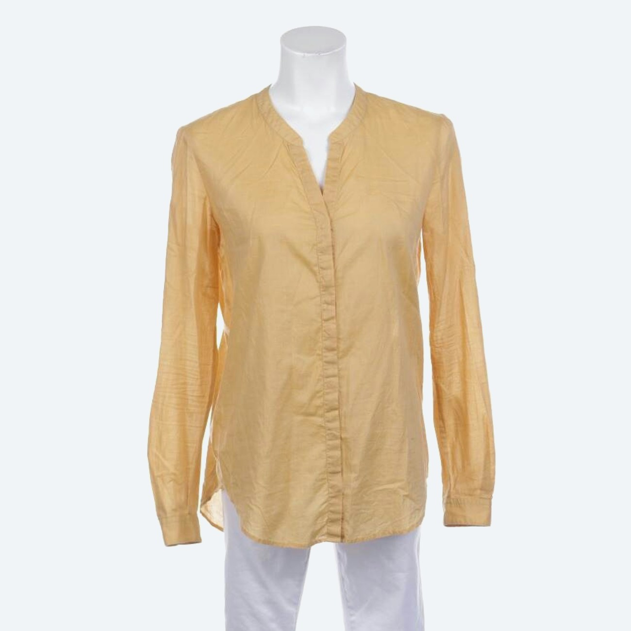 Image 1 of Shirt 34 Pastel Yellow in color Yellow | Vite EnVogue