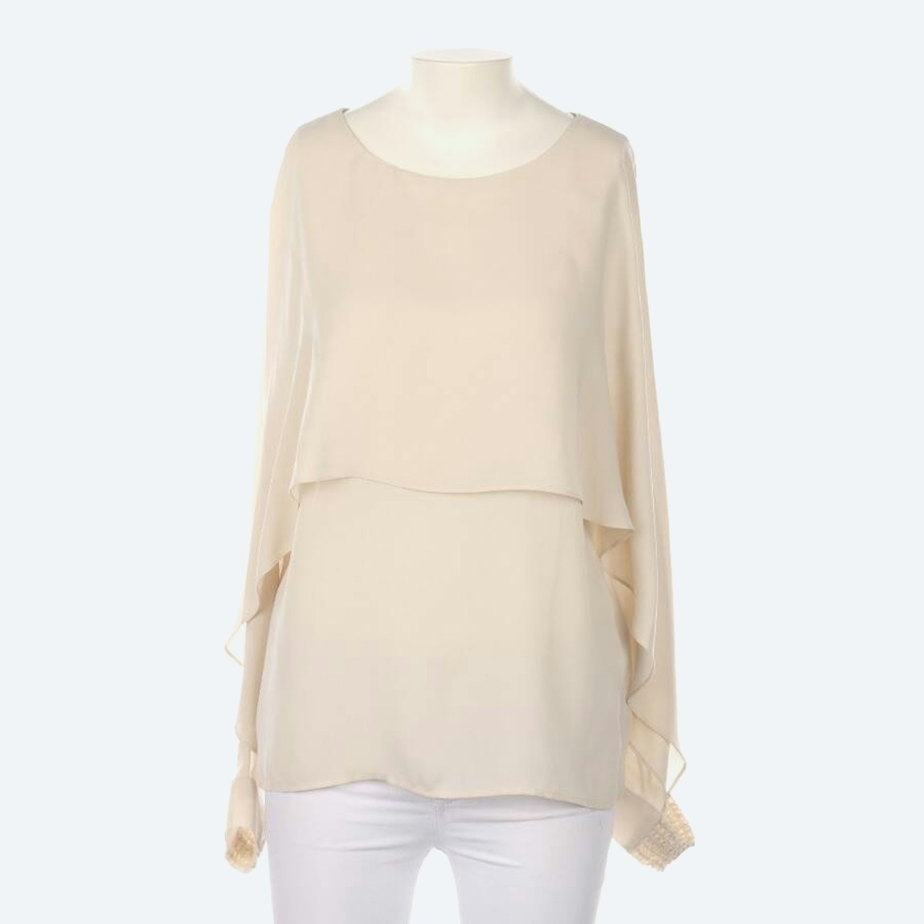 Image 1 of Shirt Blouse 38 Off white in color White | Vite EnVogue