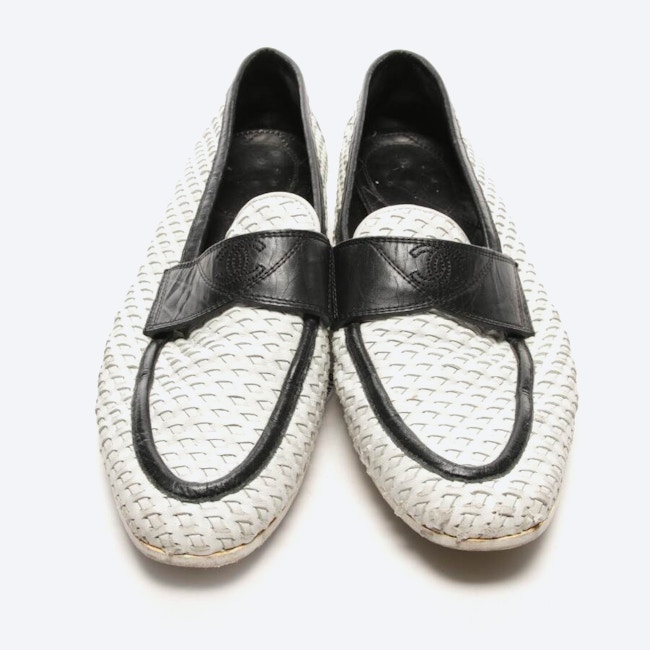 Image 2 of Loafers EUR 38.5 White in color White | Vite EnVogue