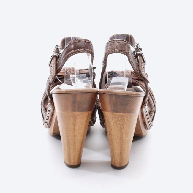 Image 3 of Heeled Sandals EUR 38.5 Brown in color Brown | Vite EnVogue