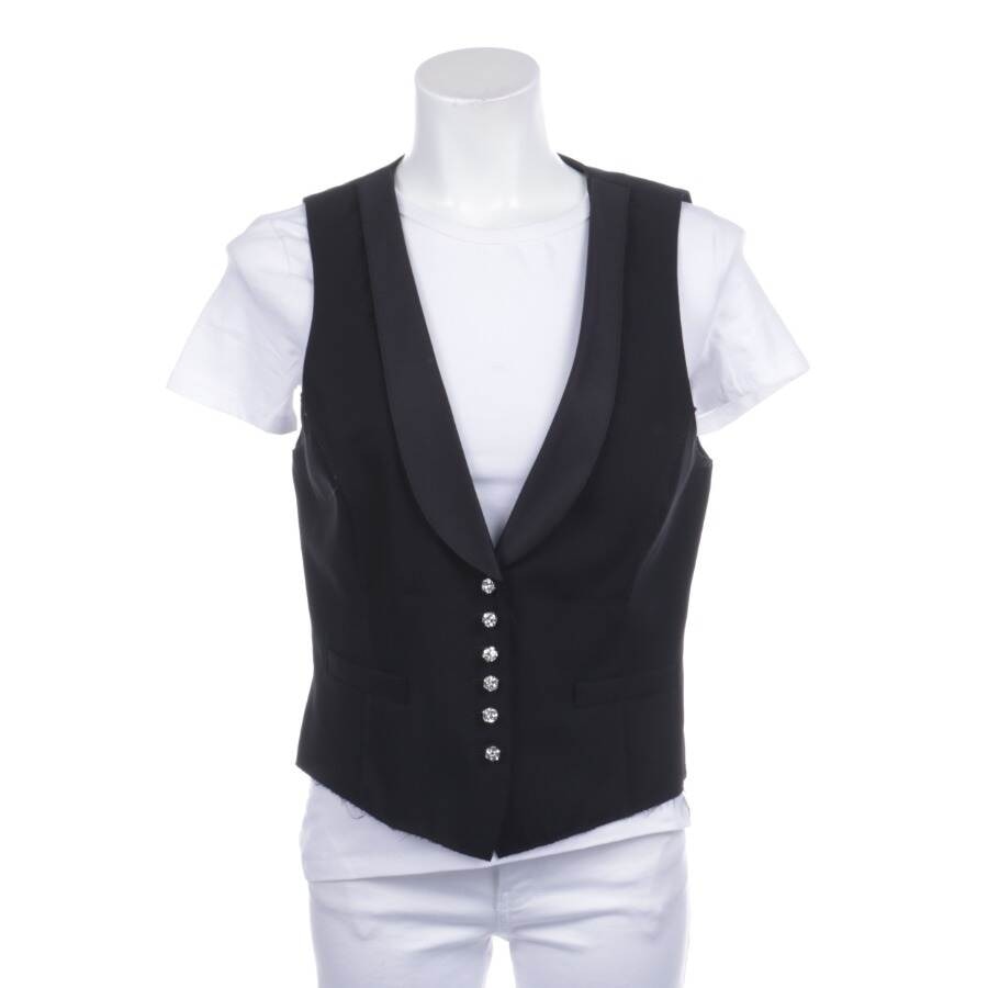 Image 1 of Wool Vest 40 Black in color Black | Vite EnVogue