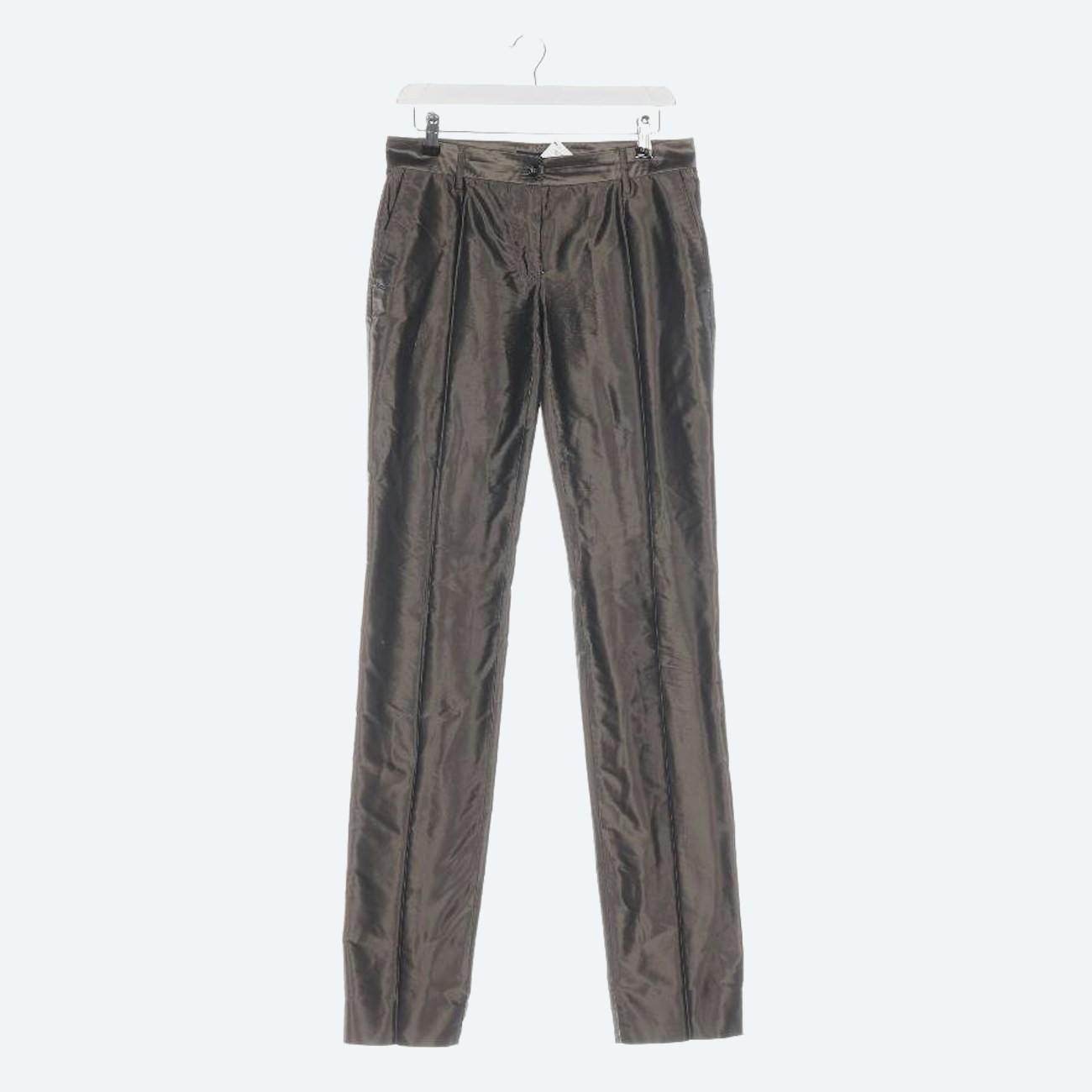 Image 1 of Silk Pants 32 Brown in color Brown | Vite EnVogue