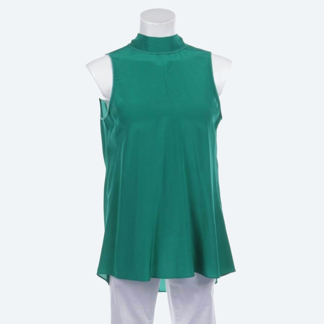 Image 1 of Silk Top 36 Green in color Green | Vite EnVogue