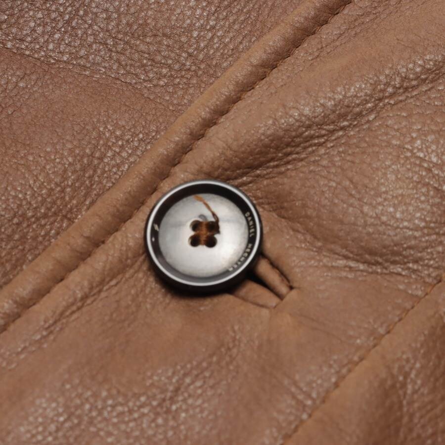 Image 4 of Leather Jacket 50 Camel in color Brown | Vite EnVogue
