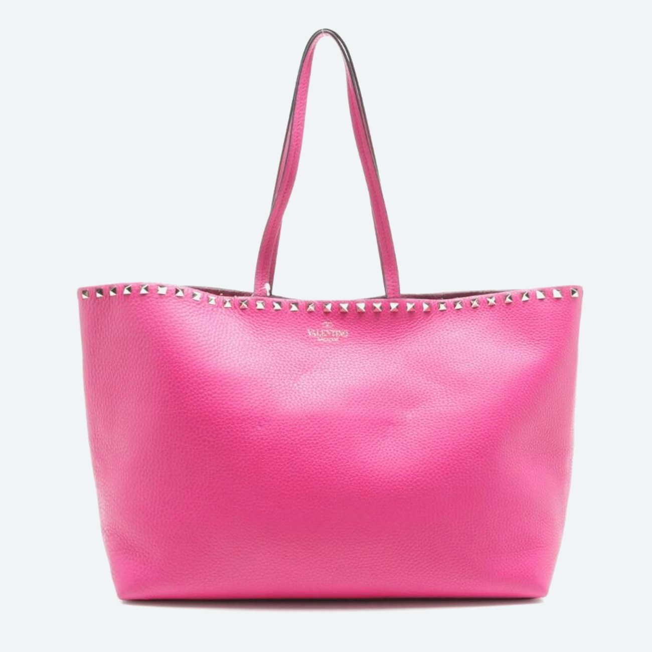 Image 1 of Rockstud Shopper Pink in color Pink | Vite EnVogue