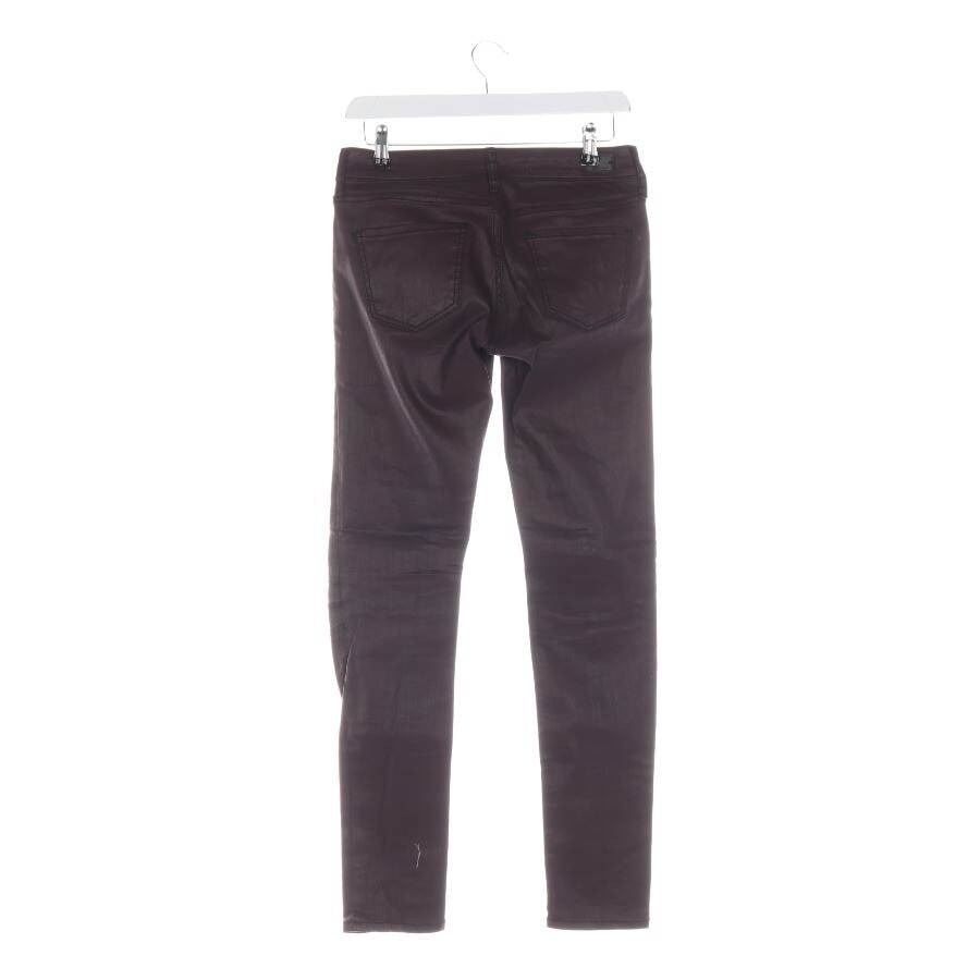 Image 2 of Jeans Skinny W27 Bordeaux in color Red | Vite EnVogue