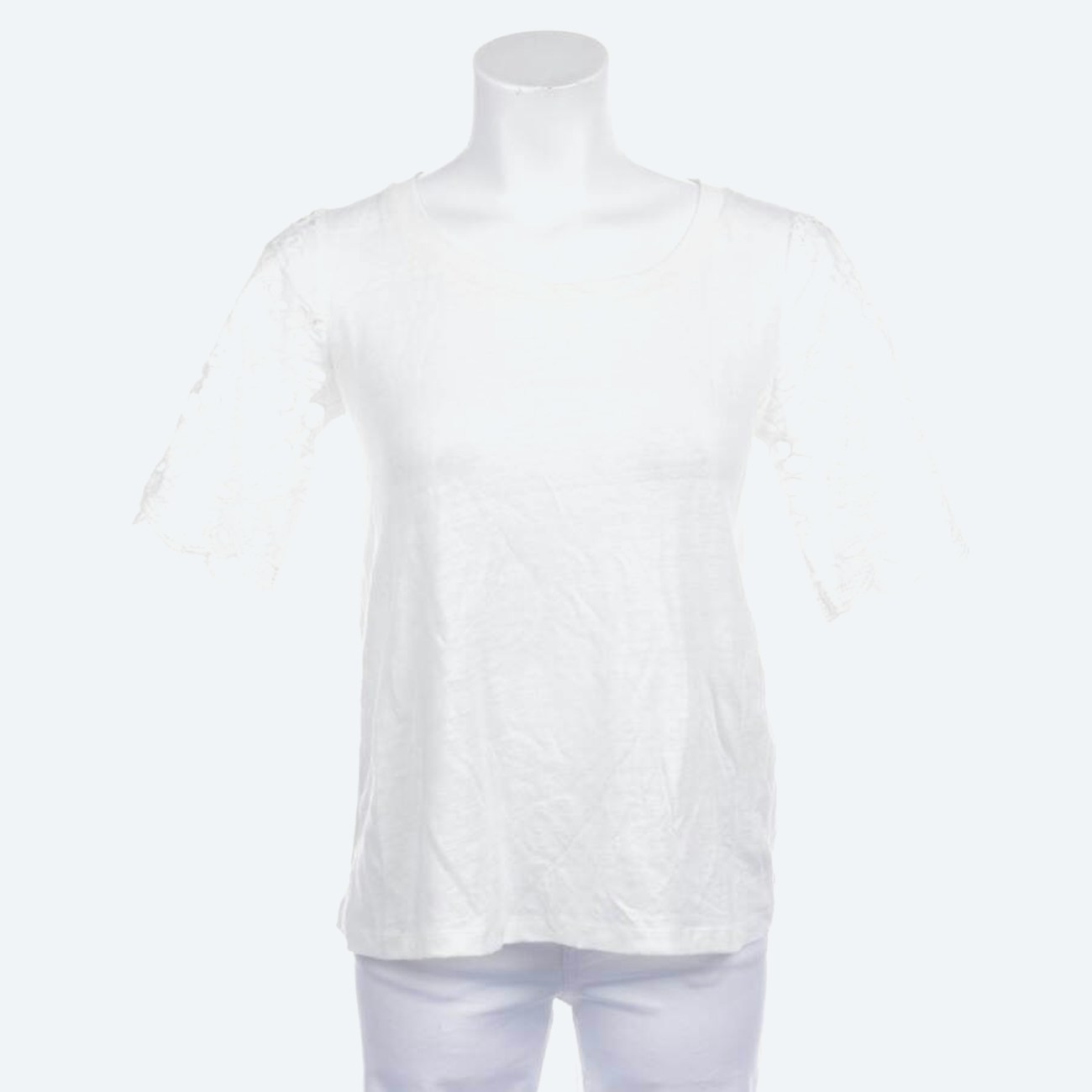 Image 1 of Linen Shirt 38 White in color White | Vite EnVogue