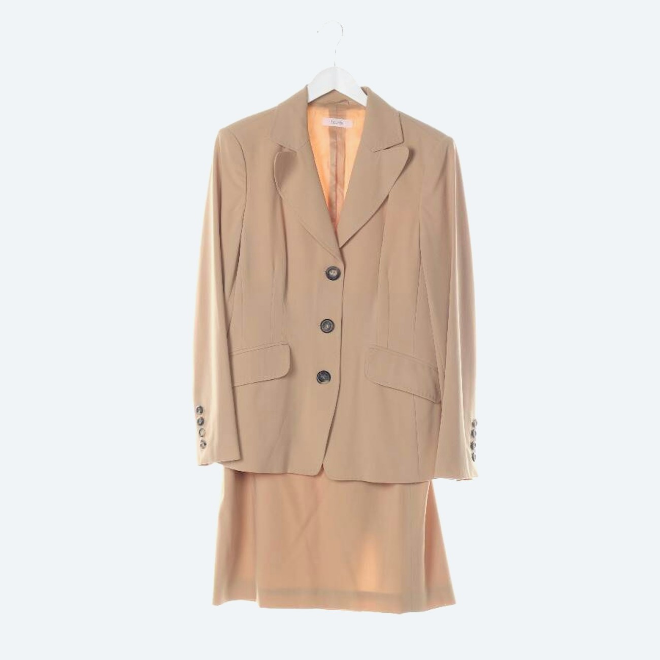 Image 1 of Wool Skirt Suit 42 Brown in color Brown | Vite EnVogue