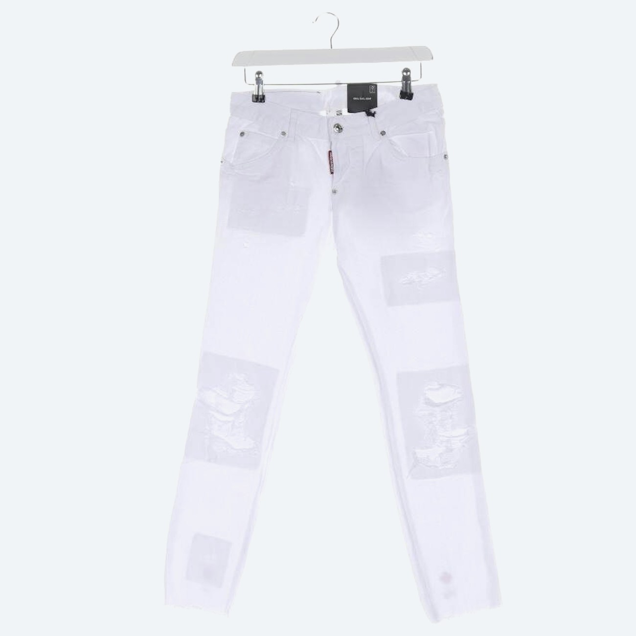 Image 1 of Jeans Skinny 30 White in color White | Vite EnVogue