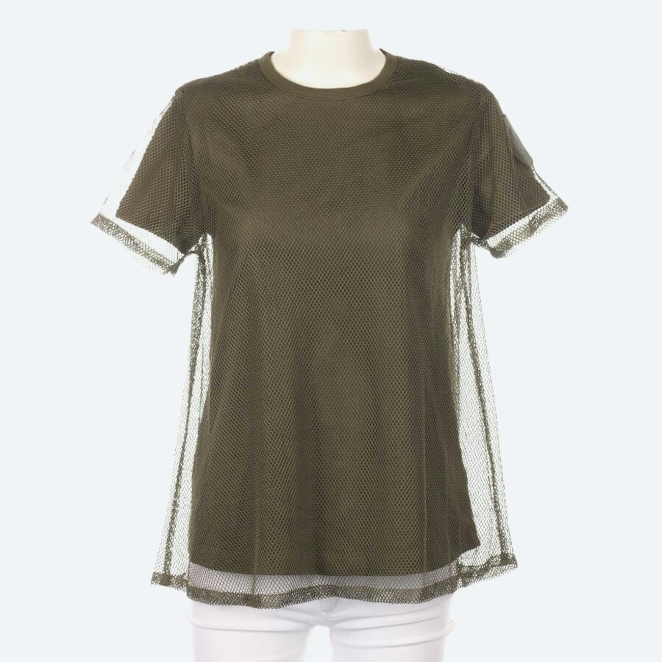 Image 1 of Shirt S Olive Green in color Green | Vite EnVogue