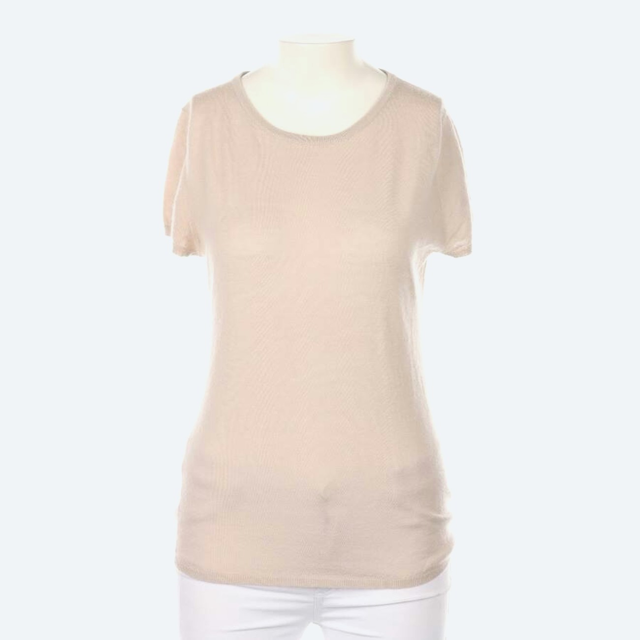 Image 1 of Cashmere Shirt XL Beige in color White | Vite EnVogue