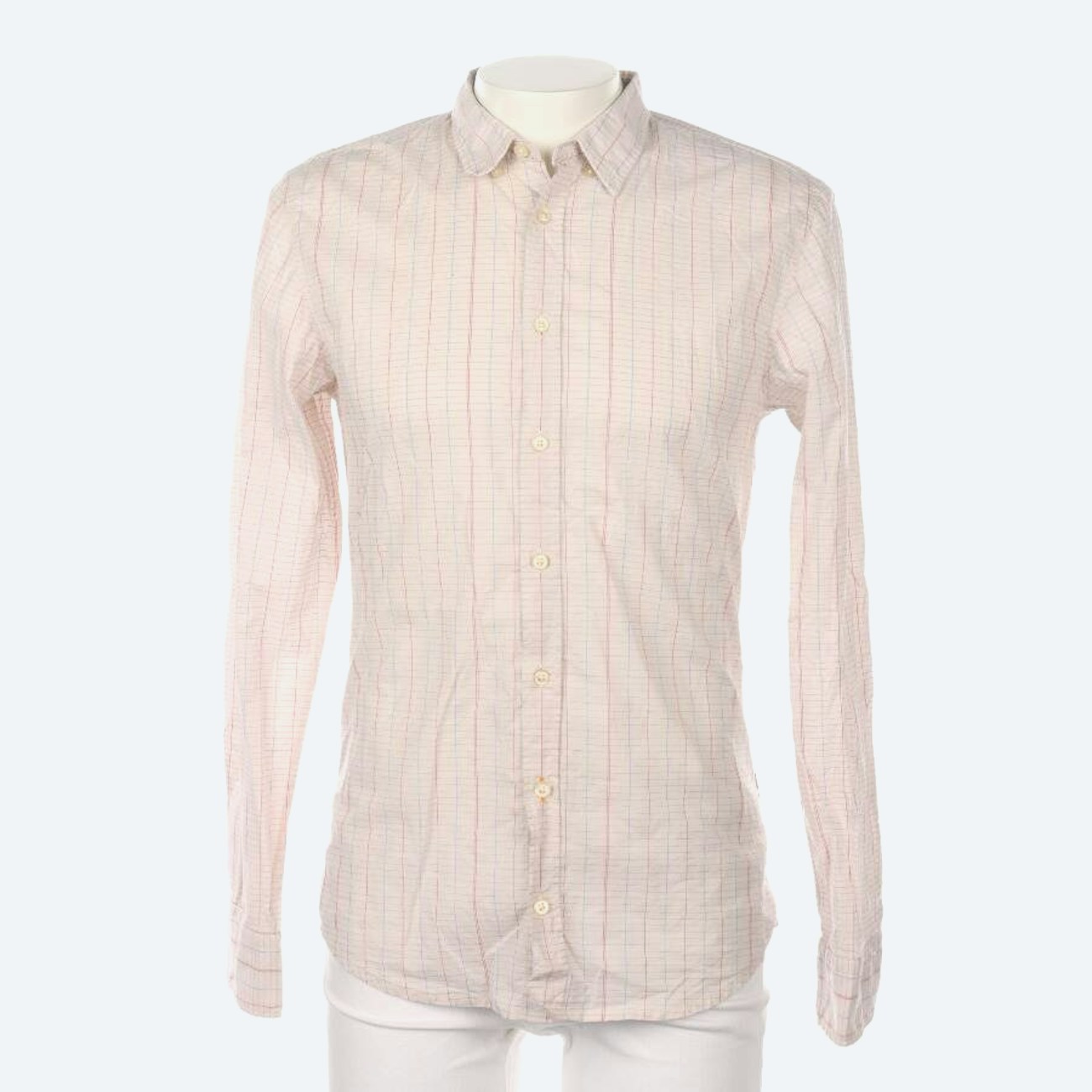 Image 1 of Casual Shirt M Peach in color Yellow | Vite EnVogue