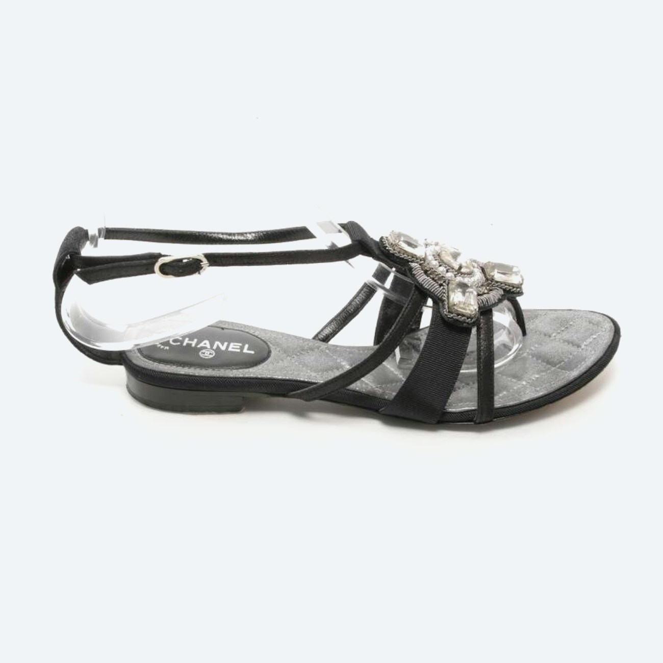 Image 1 of Strappy Sandals EUR 36 Black in color Black | Vite EnVogue