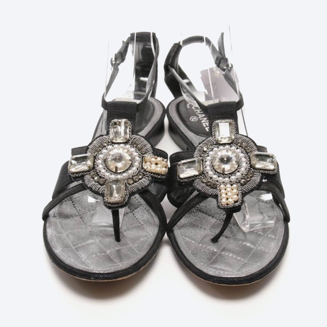 Image 2 of Strappy Sandals EUR 36 Black in color Black | Vite EnVogue