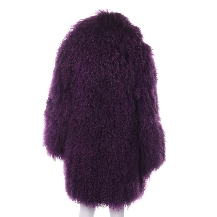 Image 2 of Fur Coat S Dark Purple in color Purple | Vite EnVogue