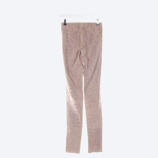 Image 2 of Leather Pants 34 Tan in color Brown | Vite EnVogue