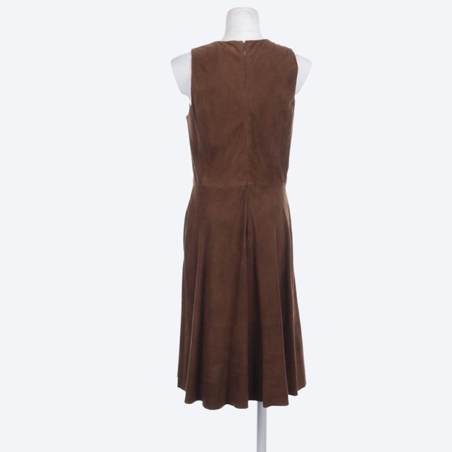 Image 2 of Leather Dress 36 Brown in color Brown | Vite EnVogue