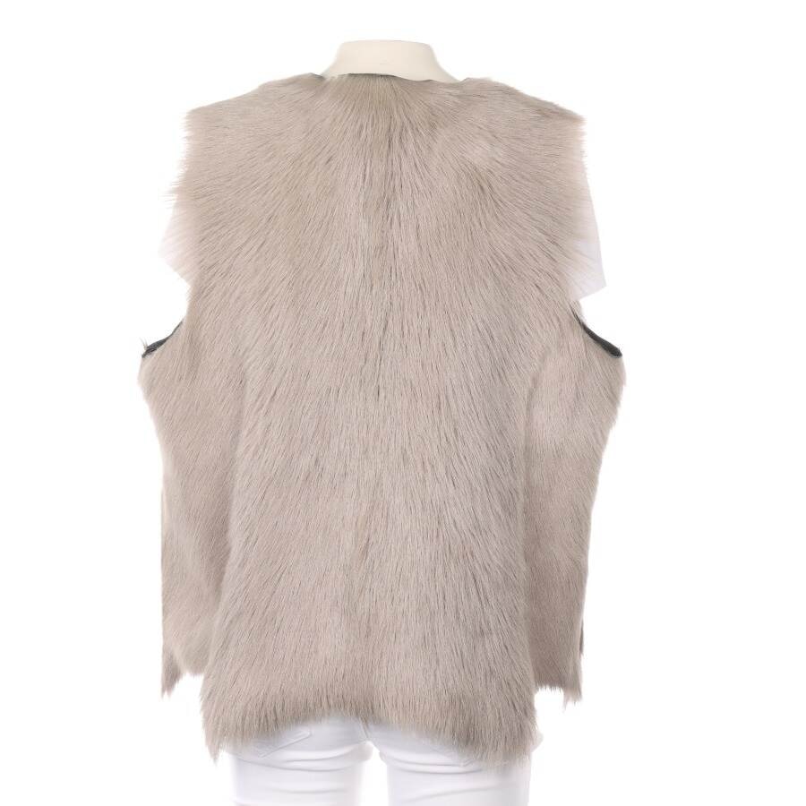 Image 2 of Fur Vest 44 Light Gray in color Gray | Vite EnVogue