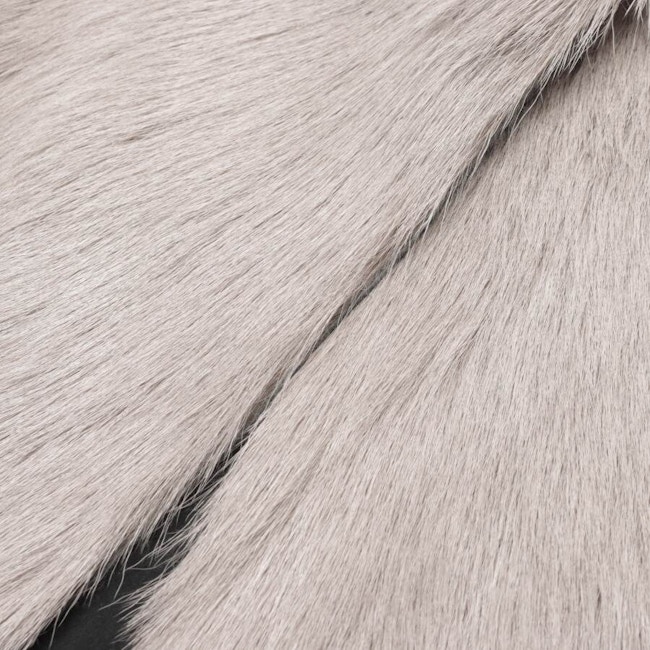 Image 4 of Fur Vest 44 Light Gray in color Gray | Vite EnVogue
