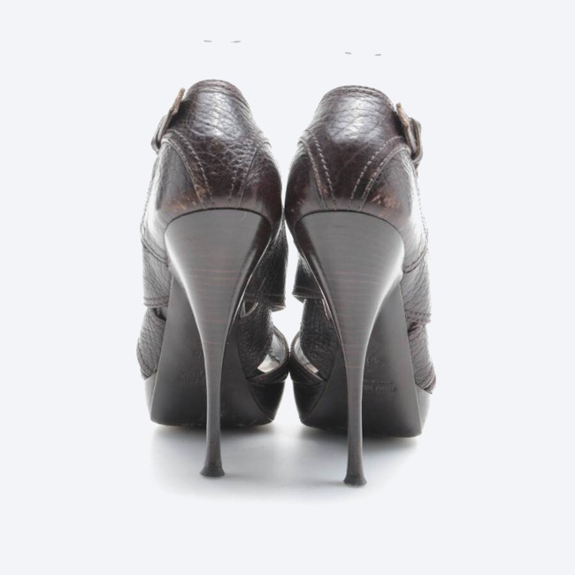 Image 3 of Heeled Sandals EUR 40 Dark Brown in color Brown | Vite EnVogue