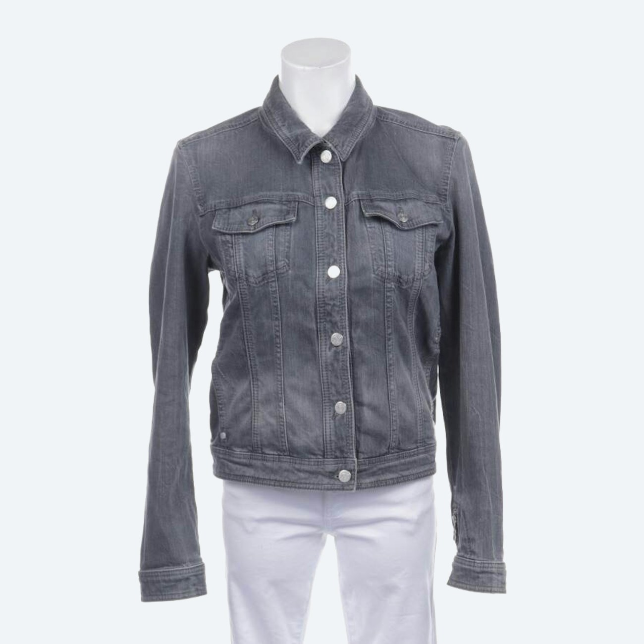 Image 1 of Jeans Jacket 40 Gray in color Gray | Vite EnVogue