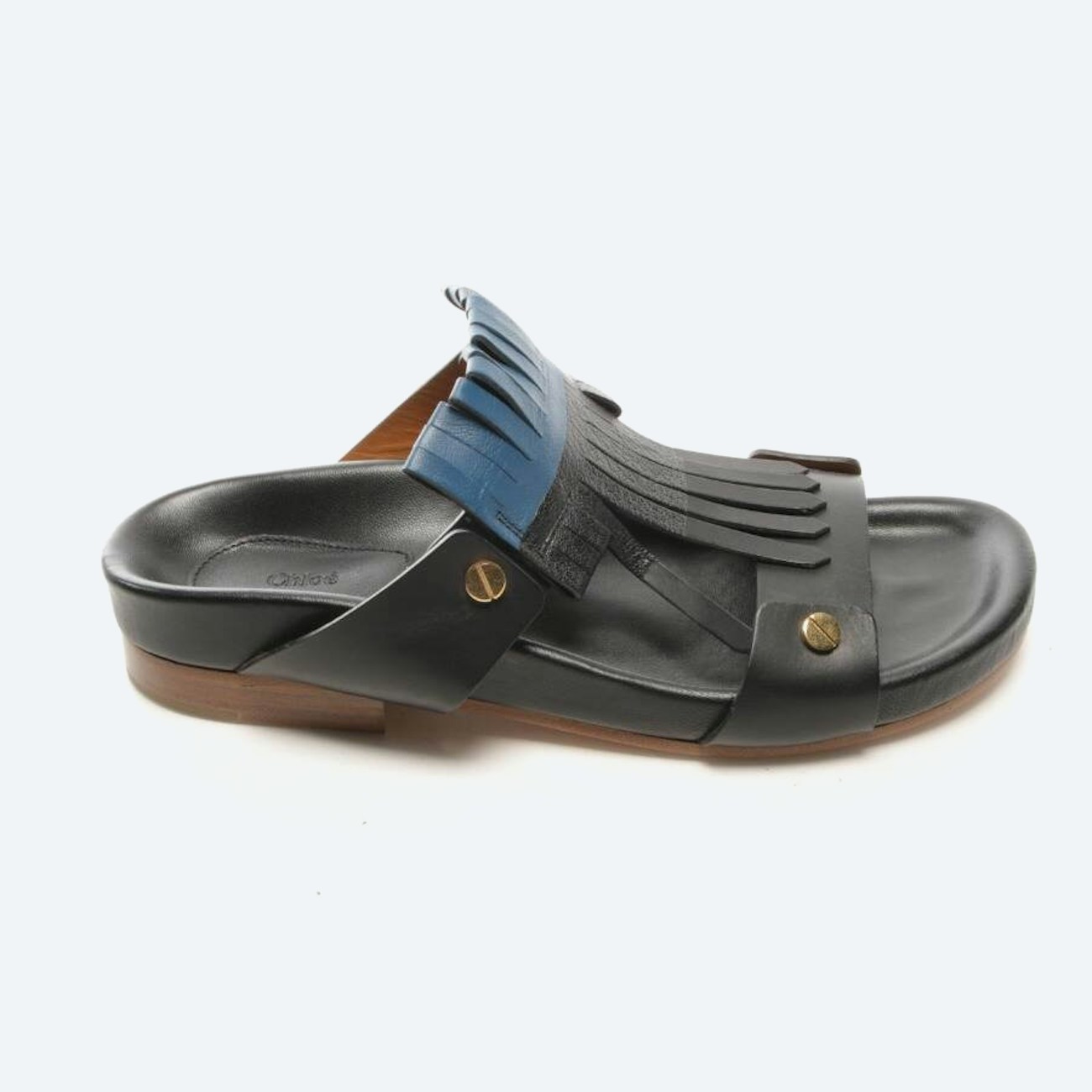 Image 1 of Sandals EUR 39.5 Navy in color Blue | Vite EnVogue
