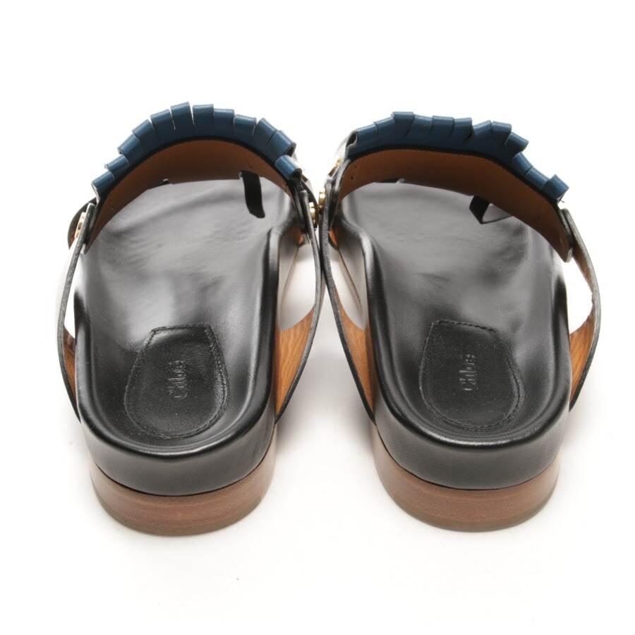 Image 3 of Sandals EUR 39.5 Navy in color Blue | Vite EnVogue