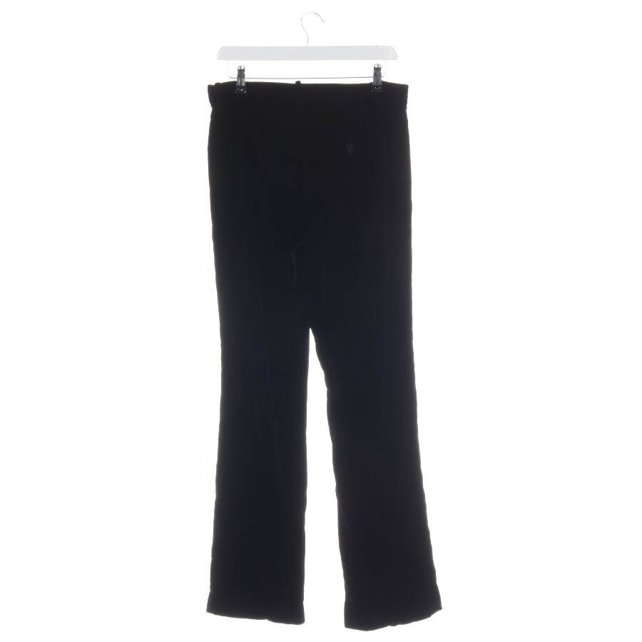 Image 2 of Velvet Pants 38 Black in color Black | Vite EnVogue
