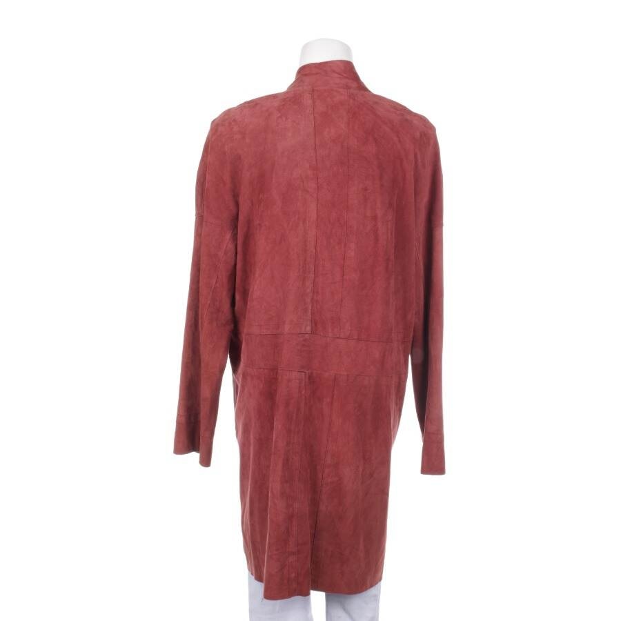Image 2 of Leather Coat 38 Dark red in color Red | Vite EnVogue