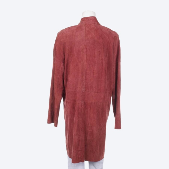 Image 2 of Leather Coat 38 Dark red in color Red | Vite EnVogue