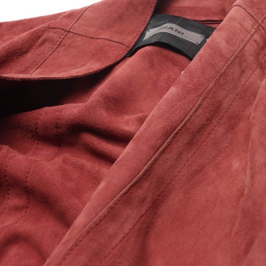 Image 3 of Leather Coat 38 Dark red in color Red | Vite EnVogue