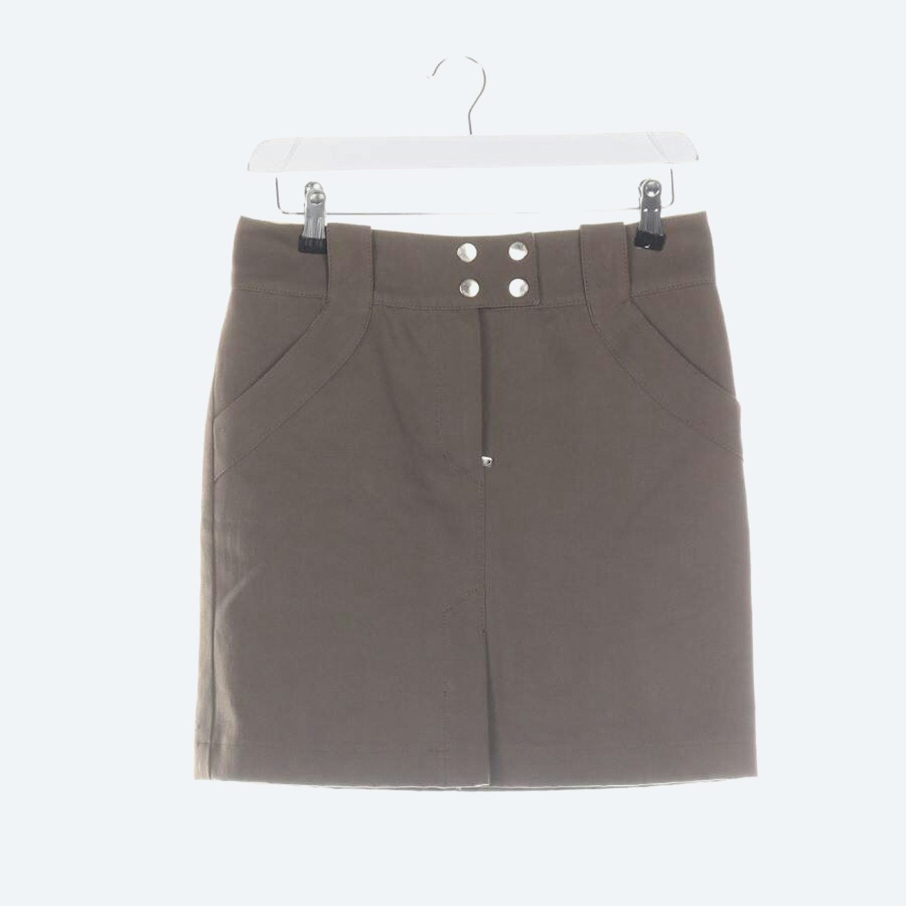 Image 1 of Mini Skirt 32 Brown in color Brown | Vite EnVogue