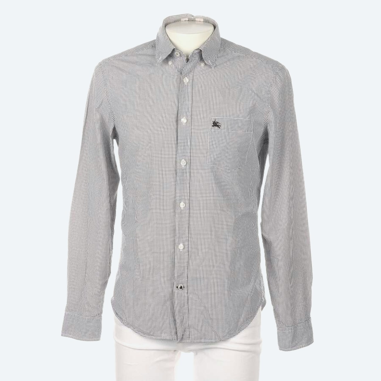 Image 1 of Casual Shirt M Lightgray in color Gray | Vite EnVogue