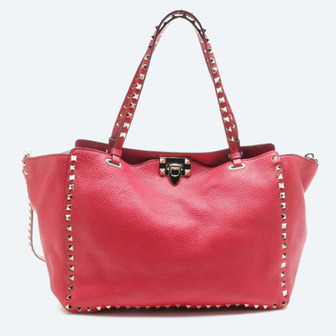 Image 1 of Rockstud Shoulder Bag Red in color Red | Vite EnVogue