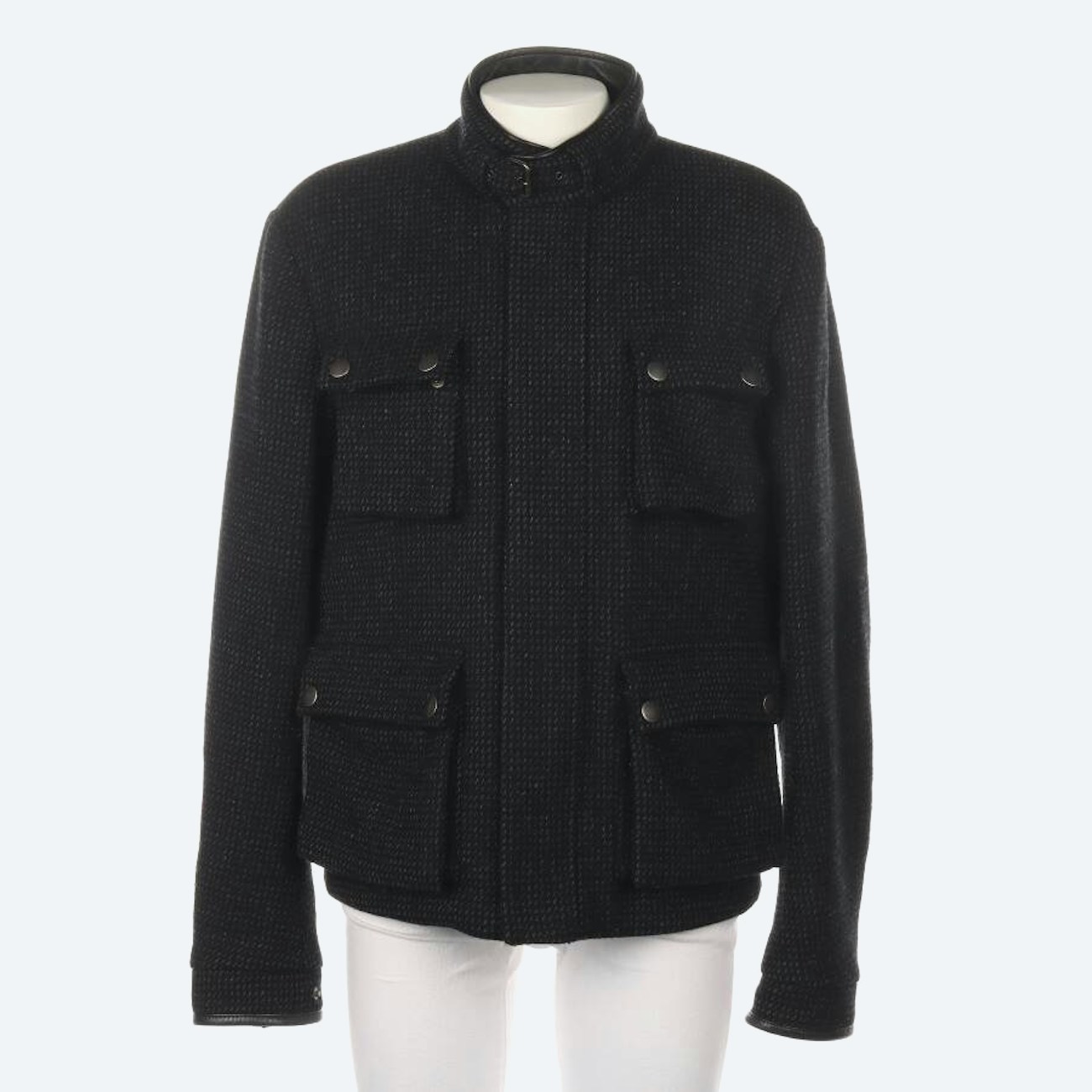 Image 1 of Wool Jacket 2XL Black in color Black | Vite EnVogue