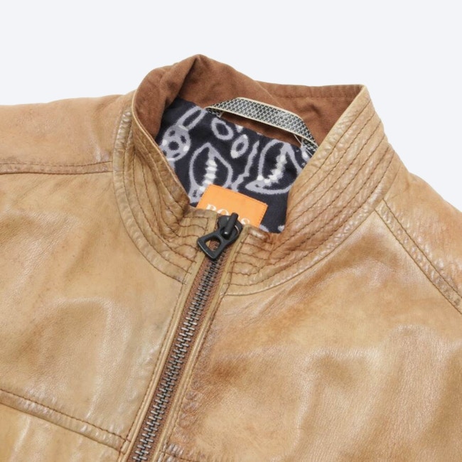 Image 3 of Leather Jacket 48 Camel in color Brown | Vite EnVogue