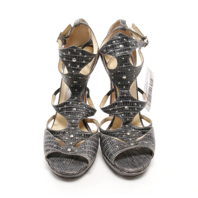 Heeled Sandals EUR 37 Gray | Vite EnVogue