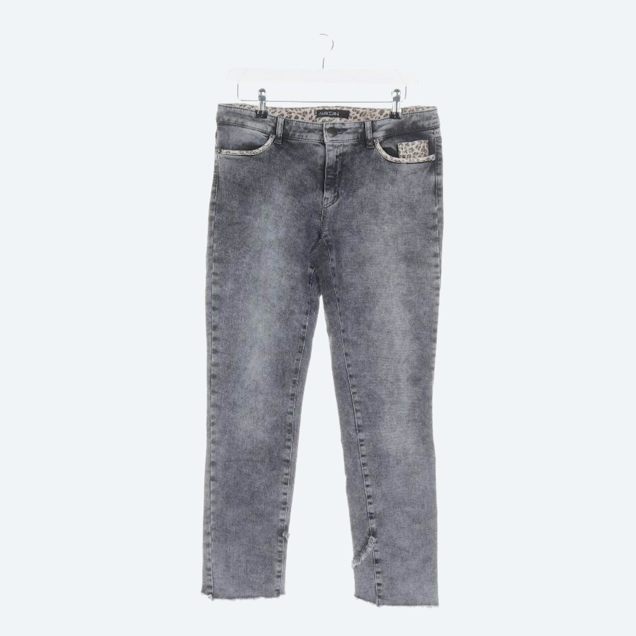 Image 1 of Jeans Slim Fit 40 Light Gray in color Gray | Vite EnVogue