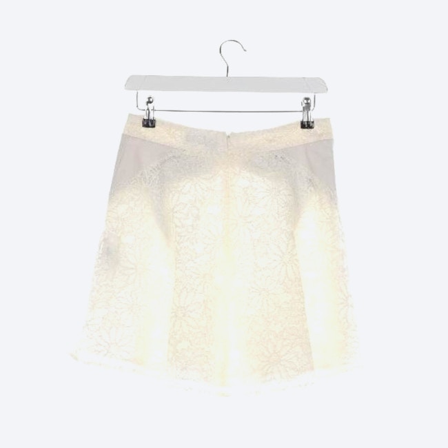 Image 2 of Mini Skirt M Cream in color White | Vite EnVogue