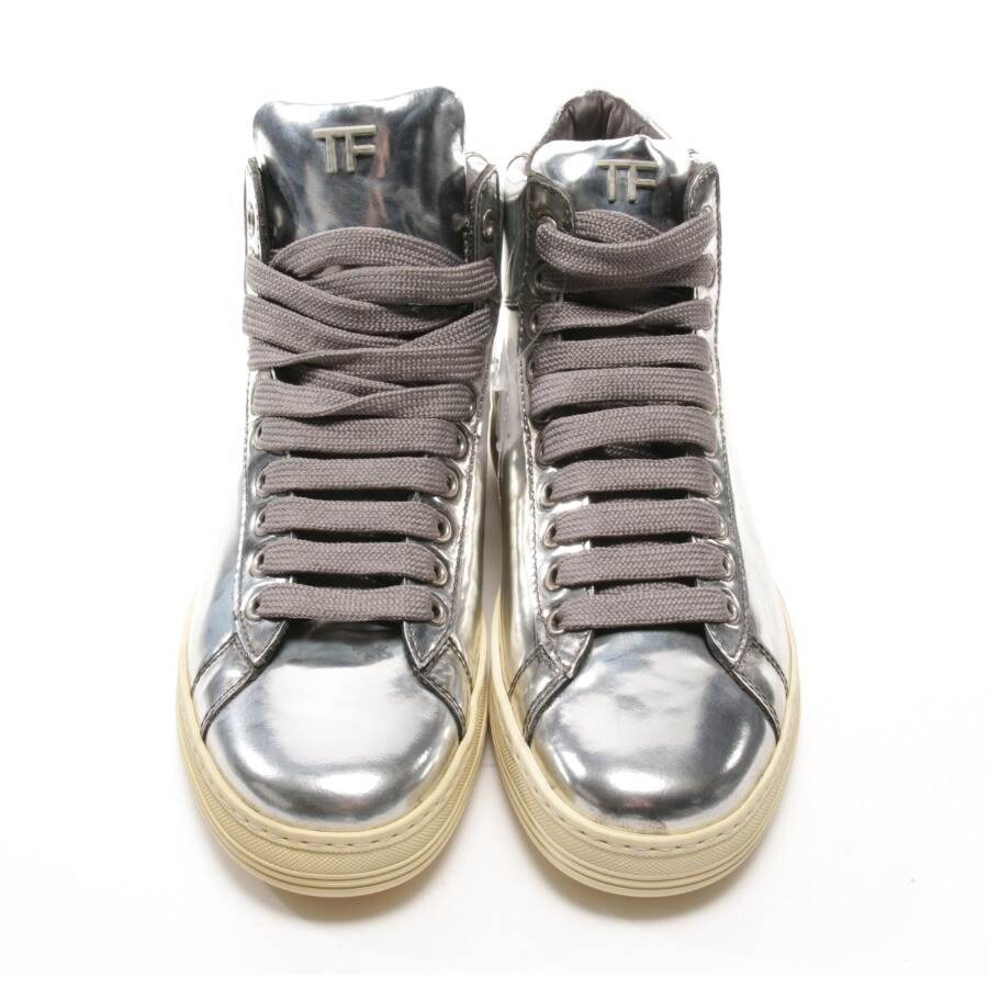 Image 2 of High-Top Sneakers EUR 35 Silver in color Metallic | Vite EnVogue