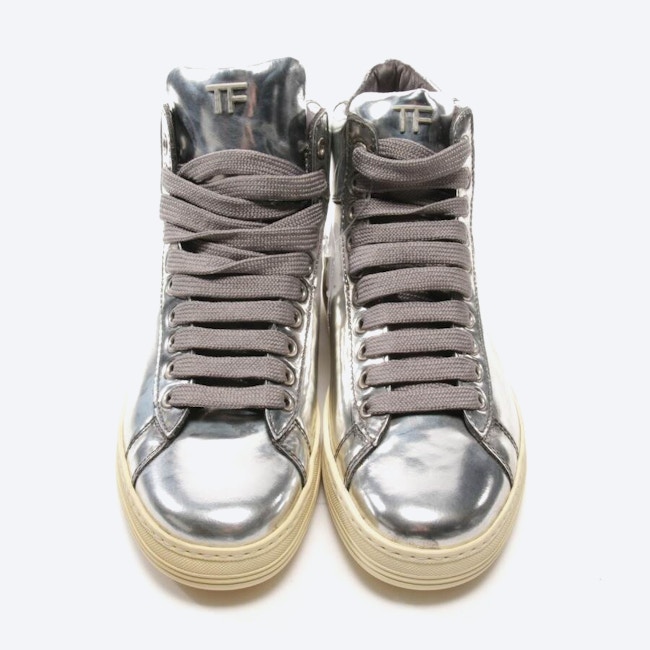 Image 2 of High-Top Sneakers EUR 35 Silver in color Metallic | Vite EnVogue