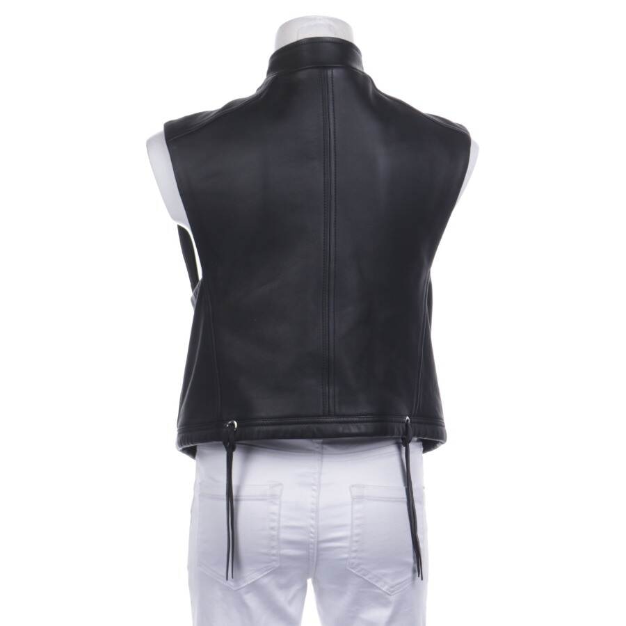 Image 2 of Leather Vest 36 Black in color Black | Vite EnVogue