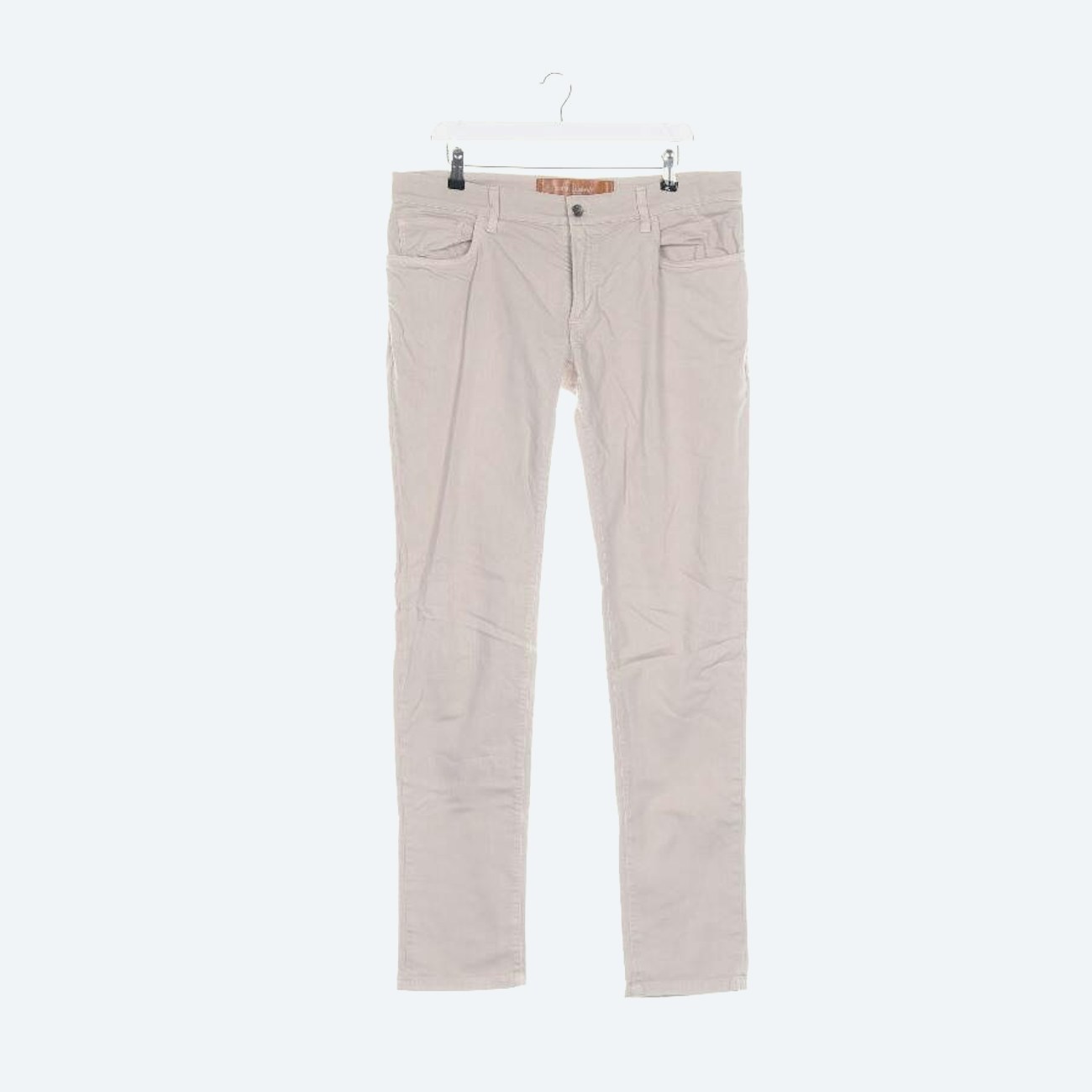 Image 1 of Jeans Straight Fit 52 Beige in color White | Vite EnVogue