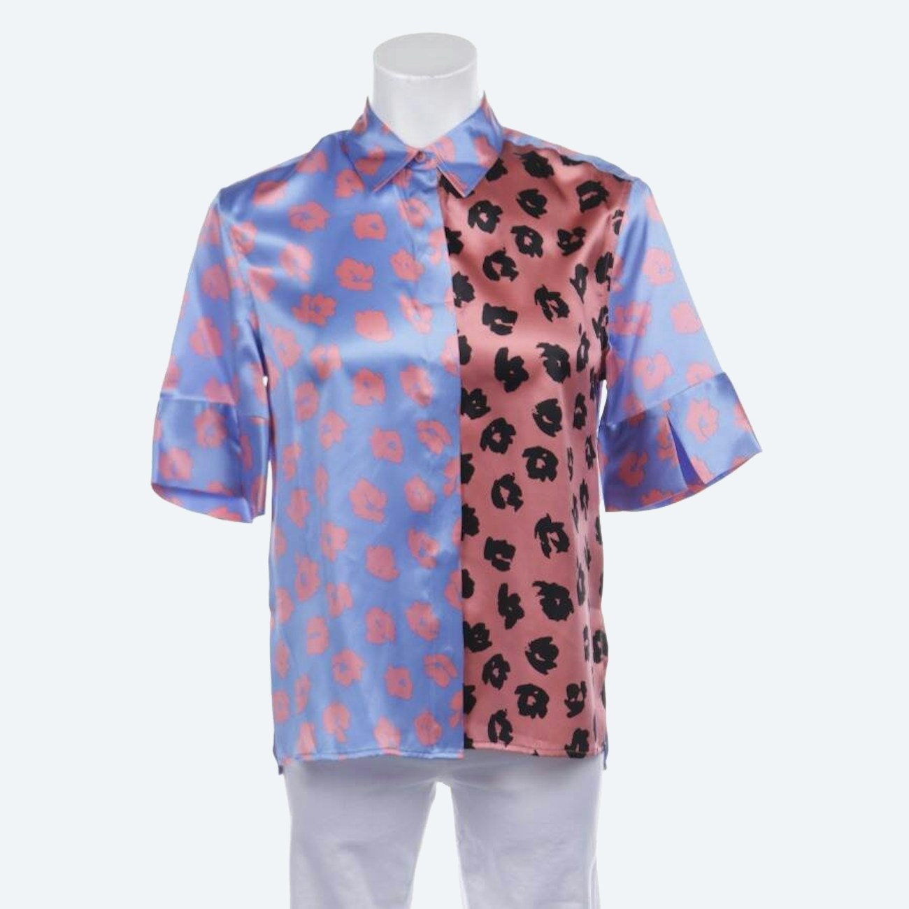 Image 1 of Silk Shirt M Multicolored in color Multicolored | Vite EnVogue