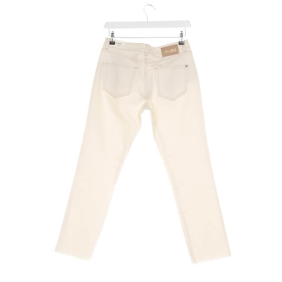 Image 2 of Jeans Straight Fit W26 Cream in color White | Vite EnVogue