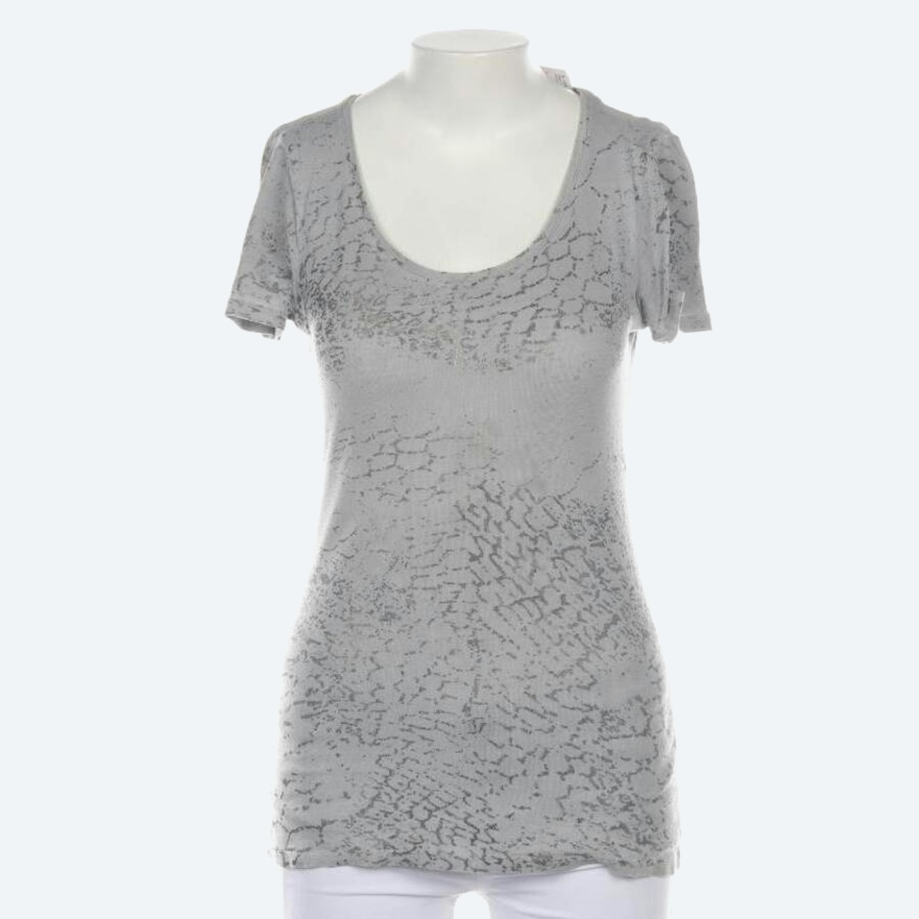 Image 1 of Shirt 38 Lightgray in color Gray | Vite EnVogue