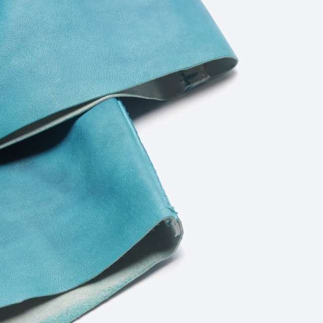 Image 3 of Leather Shorts 36 Light Blue in color Blue | Vite EnVogue